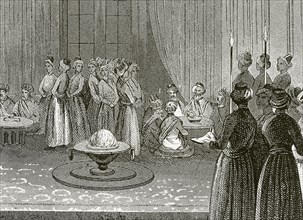 Banquet at Topkapi Palace.