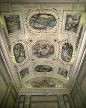 Palace of the Marquis of Santa Cruz. Frescoes of the vault made by Italian masters.