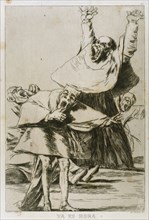 Francisco Goya (1746-1828). Caprices. Plaque 80. It is time. Prado Museum. Madrid.