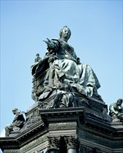 Maria Theresa (1717-1780). Empress of the Holy Roman Empire. Statue  Vienna. Austria.