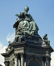 Maria Theresa (1717-1780). Empress of the Holy Roman Empire. Statue  Vienna. Austria.