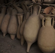 Pompeii. Amphoras. Roman period.