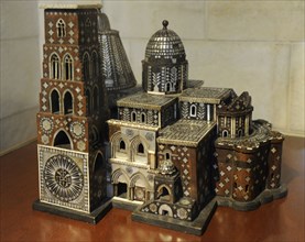 Model of the Chruch of the Holy Sepulcher.