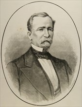 Luis Mayans y Enriquez de Navarra (1805-1880). Spanish Politician. Engraving.