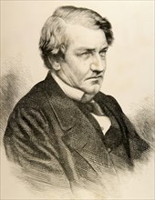 Richard Southwell Bourke (1822 -1872). Member of the British Conservative Party from Dublin, Ireland. Engraving.