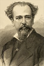 Juan Antonio Mateos (1831-1913). Writer and Mexican liberal politician. Engraving.