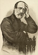 Giuseppe Mazzini (1805-1872). Italian politician, activist for the unification of Italy. Engraving,1883.