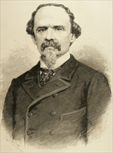 Ignacio Mariscal (1829-1910). Mexican writer, diplomat and politician. Engraving.