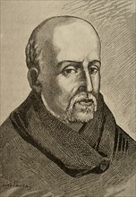 Juan de Mariana (1536-1624). Spanish Jesuit priest, Scholastic, historian. Engraving, 1882.