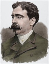 Enrique Kubly Arteaga (1855-1904). Engraving. Colored.