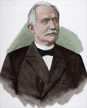 Albert von Maybach (1822-1904). German lawyer, politician and railway manager. Colored.