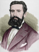 Miguel Marquv©s (1843-1918). Spanish composer and violinist. Colored.
