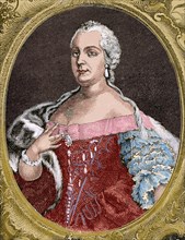 Queen Maria Theresa of Austria.