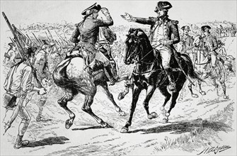 General Charles Lee and George Washington into direct confrontation during the Battle of Monmouth.