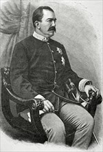 King Milan I of Serbia.