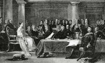 First Council of Ministers presided by Queen Victoria.