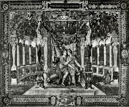 Roman mythology. Vertumnus and Pomona.