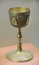 Chalice. Silver; gilding, chasing.