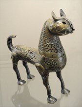 Incense-Burner in the shape of a Lynx.