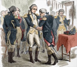 George Washington's farewell to his officers on December 4th, 1783.