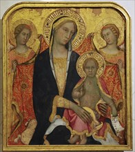 Madonna with Child and Two Angels.