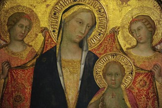 Madonna with Child and Two Angels.