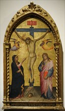 Crucifixion with the Virgin and St John.