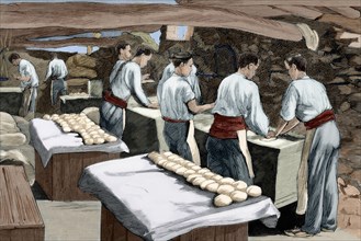 Breadmaking.