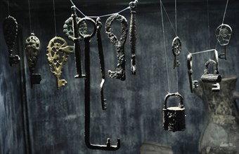 Metal keys.