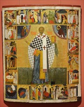 Russian icon depicting Saint Nicholas of Zaraisk.