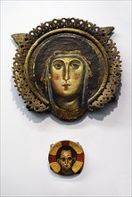 Head of the Virgin and Head of the Jesus Christ.