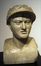 Bust of King Pyrrhus of Epirus.