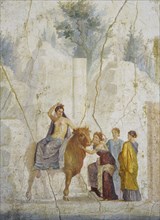 The Abduction of Europe. Roman fresco attributed to Master Chiaro.