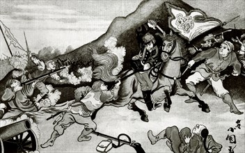 First Sino-Japanese War (1894-1895). Conflict between Qing Dynasty China and Meiji Japan.