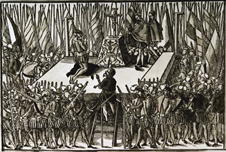 Execution of the Counts of Egmond and Hoorn, Brussels.