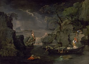 Nicolas Poussin (1594-1665). The Four Seasons. Winter or The Flood.1660-1664. Louvre. Paris.