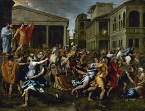The Rape of the Sabine Women. 1637-1638. By Nicolas Poussin (1594-1665).