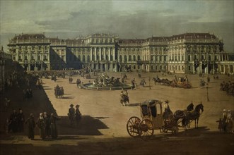 View of Schonbrunn Palace.
