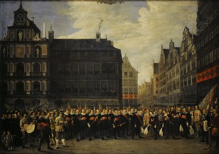 Portrait of the Members of the Oude Voetboog Guild in Antwerp.