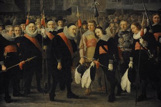 Portrait of the Members of the Oude Voetboog Guild in Antwerp.