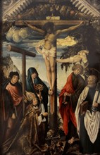 Crucifixion with Attendant Saints and Donor (Calvary).