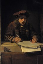 Samuel Dirksz van Hoogstraten, Self-portrait.