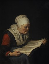 Old Woman reading a Book.