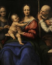 Holy Family with St Catherine.