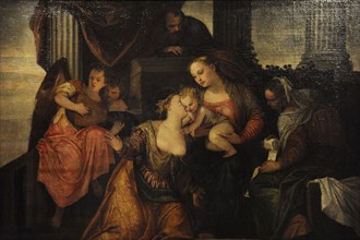 Mystic Marriage of St Catherine.