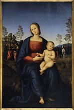 Virgin with child.