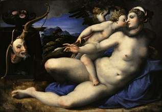Venus with Cupid.