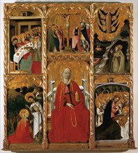 Gothic. Altarpiece of Saint Mary Magdalene from Perella. By Bernat Martorell. Barcelona. 1437-1452.