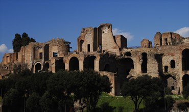 Palaces of the Emperors on the Palatine Hill.