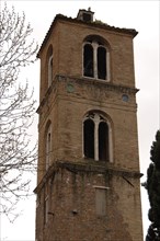 Church of Saint Agnes Outside the Walls. Bell tower.